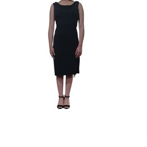 White house black market women dress size 0 color black